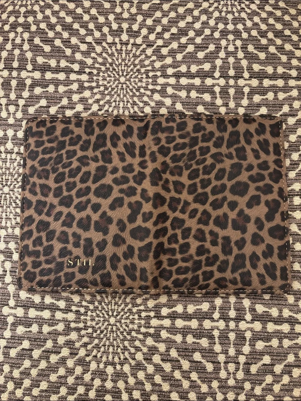STIL Passport Holder in Cheetah Print New and unused